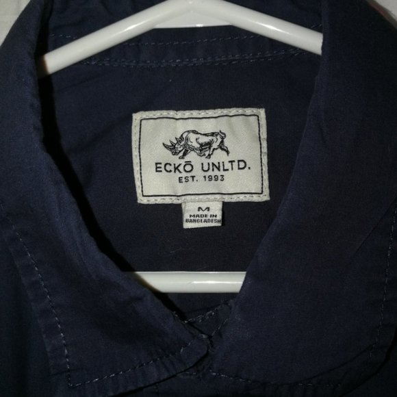 Ecko Unltd Men's casual long sleeve button down shirt - Picture 2 of 4